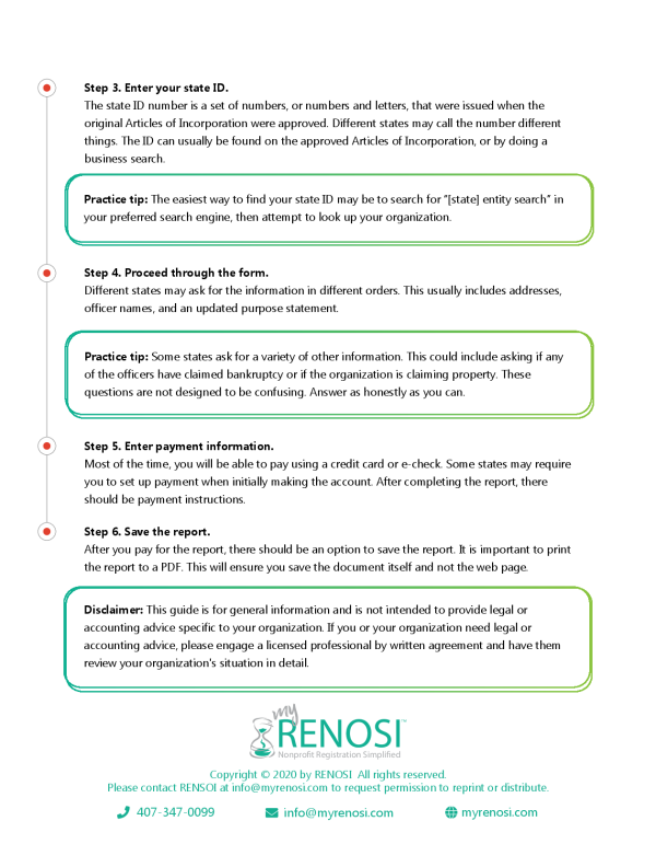 RENOSI DIY Filing a Corporate Annual Report.pdf page 2